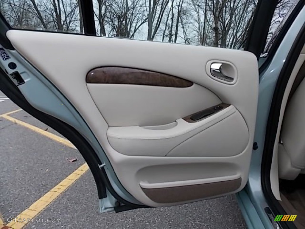 2005 S-Type 4.2 - Seafrost Metallic / Ivory photo #17