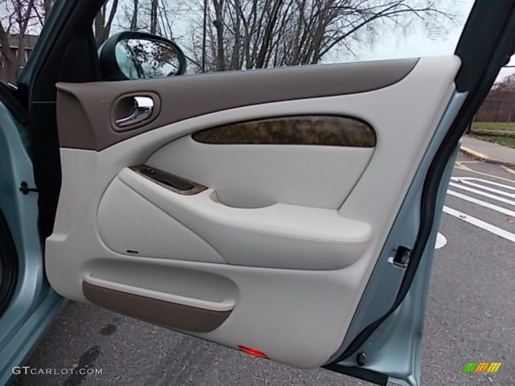 2005 S-Type 4.2 - Seafrost Metallic / Ivory photo #20