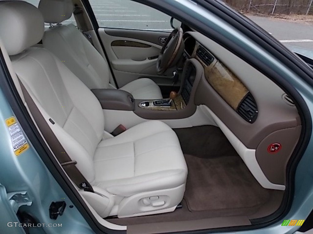 2005 S-Type 4.2 - Seafrost Metallic / Ivory photo #22