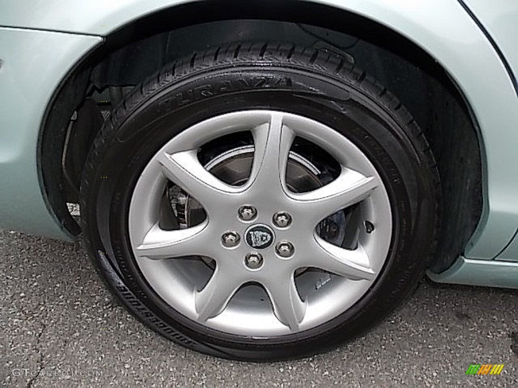 2005 S-Type 4.2 - Seafrost Metallic / Ivory photo #27