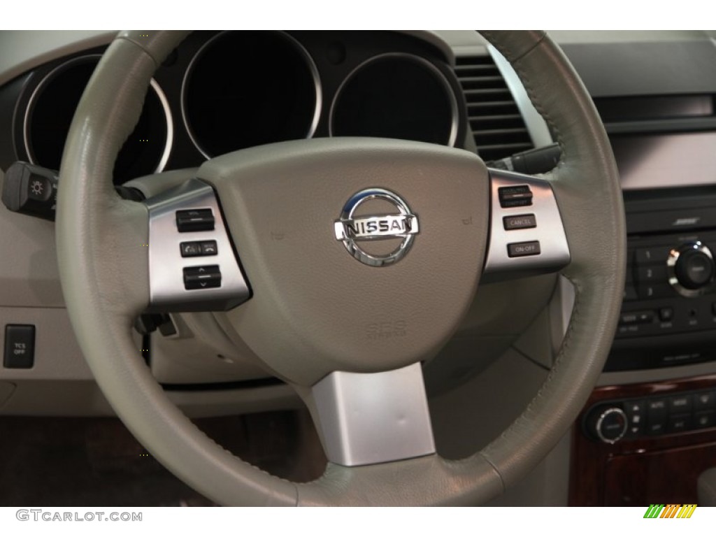 2007 Nissan Maxima 3.5 SL Frost Steering Wheel Photo #99559417