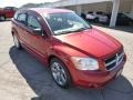2007 Inferno Red Crystal Pearl Dodge Caliber R/T AWD  photo #2
