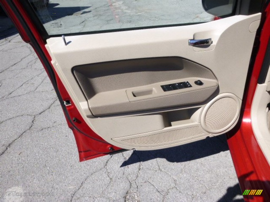 2007 Caliber R/T AWD - Inferno Red Crystal Pearl / Pastel Pebble Beige photo #11