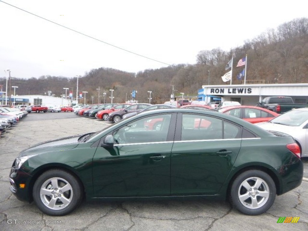 2015 Cruze LT - Rainforest Green Metallic / Jet Black/Medium Titanium photo #1