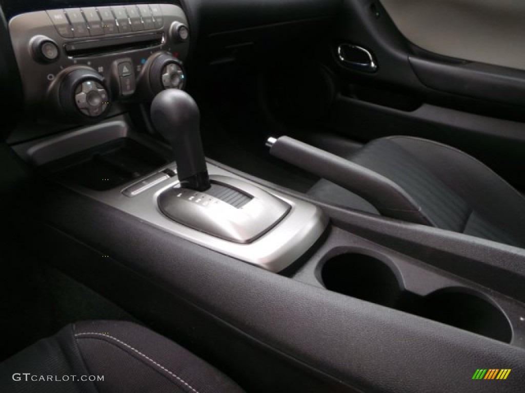 2011 Camaro LS Coupe - Synergy Green Metallic / Black photo #12