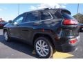 2015 Brilliant Black Crystal Pearl Jeep Cherokee Limited  photo #5