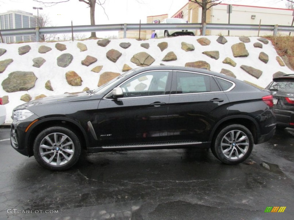 Black Sapphire Metallic 2015 BMW X6 xDrive35i Exterior Photo #99562510