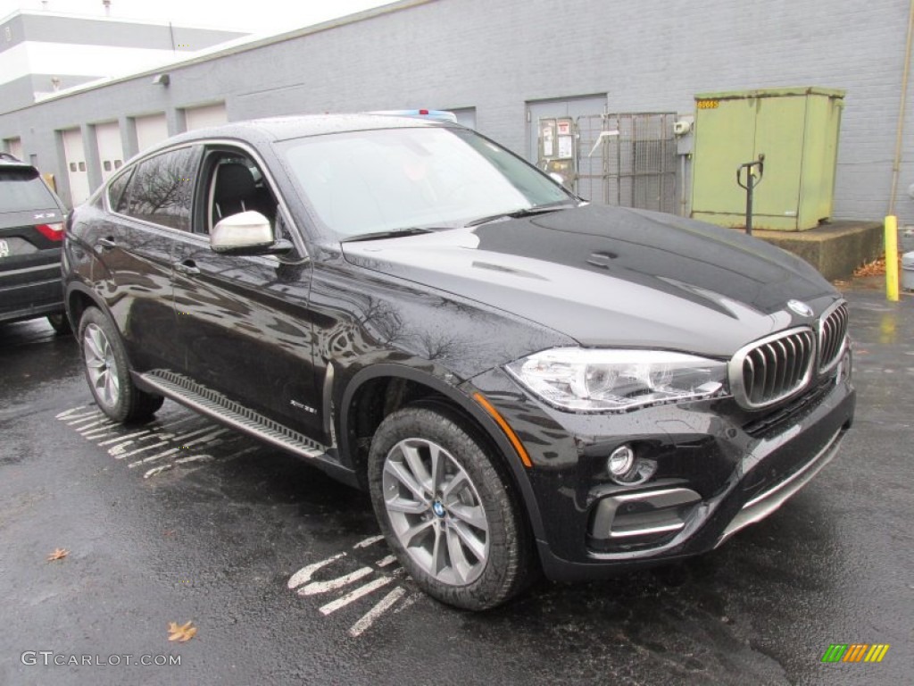 Black Sapphire Metallic 2015 BMW X6 xDrive35i Exterior Photo #99562645