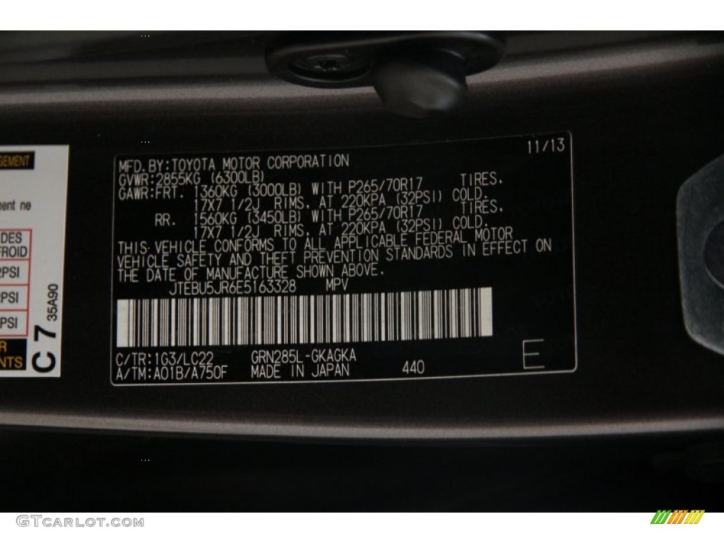 2014 4Runner Trail 4x4 - Magnetic Gray Metallic / Black photo #20