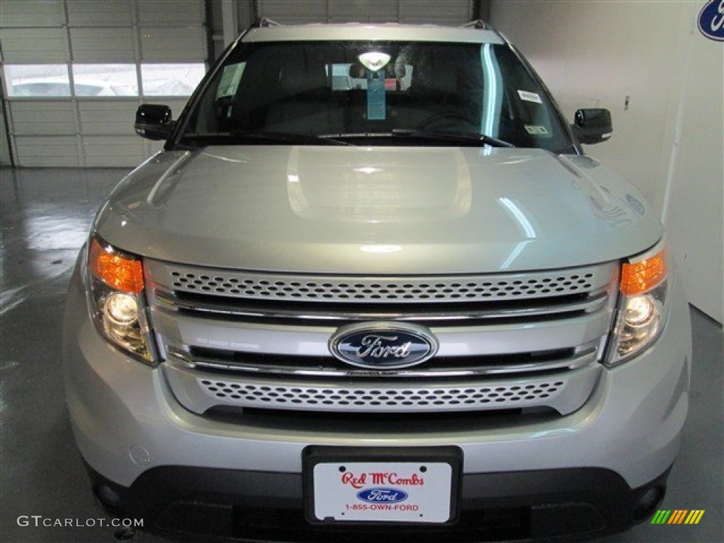 2015 Explorer XLT - Ingot Silver / Medium Light Stone photo #2