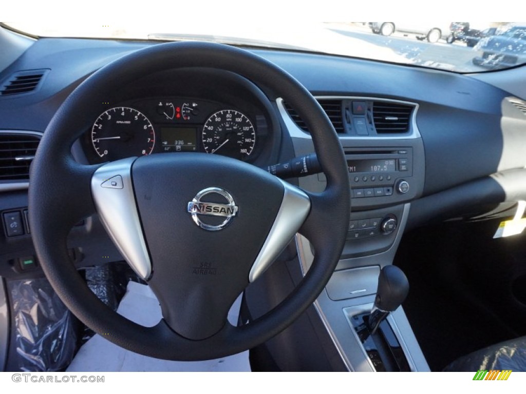 2014 Sentra S - Magnetic Gray / Charcoal photo #10