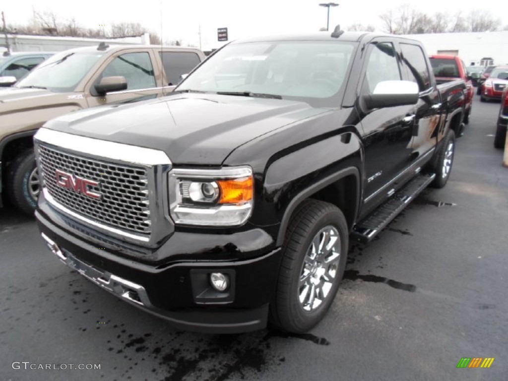 2015 Sierra 1500 Denali Crew Cab 4x4 - Onyx Black / Jet Black photo #1