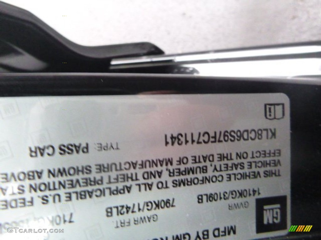 2015 Spark LT - Black / Silver/Silver photo #19