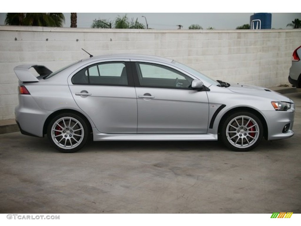Apex Silver 2013 Mitsubishi Lancer Evolution GSR Exterior Photo #99565603