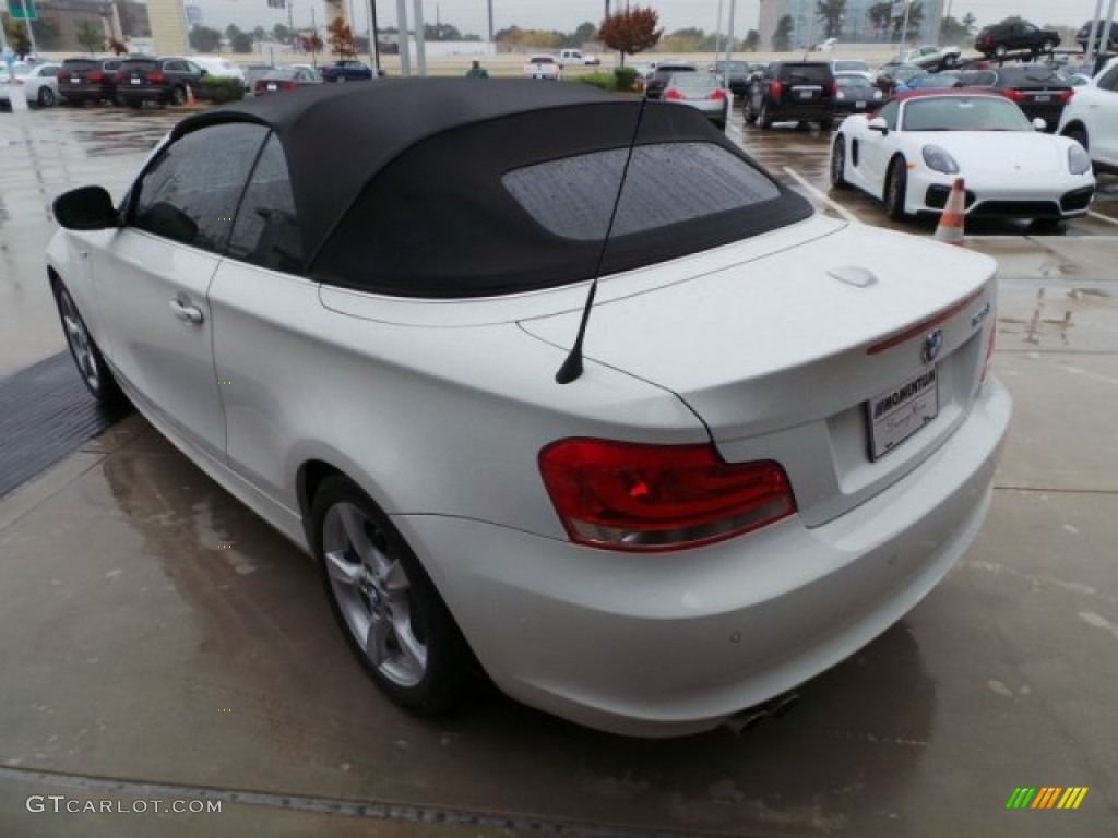 2013 1 Series 128i Convertible - Alpine White / Black photo #5