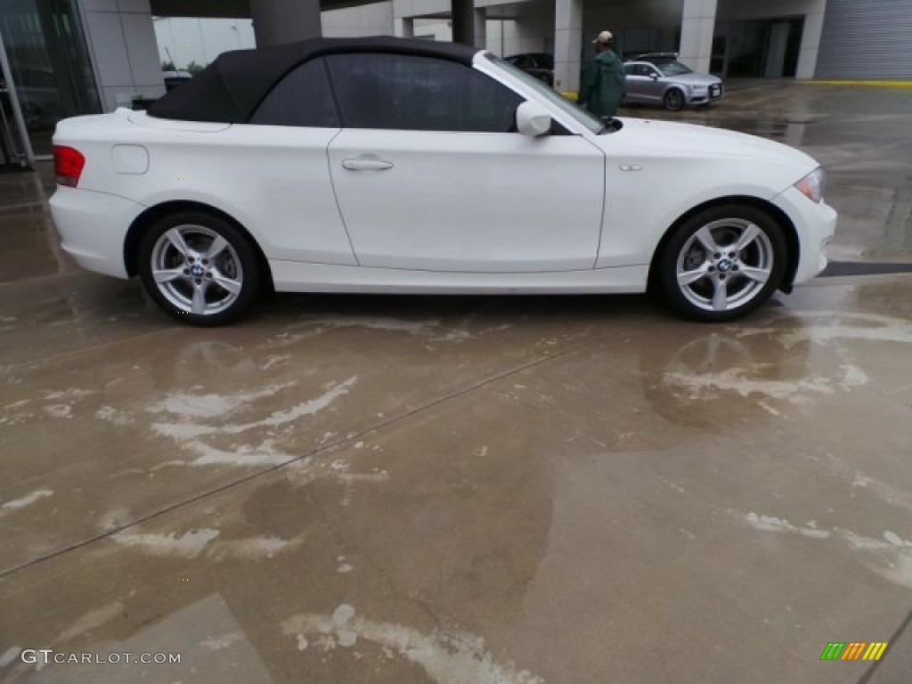 2013 1 Series 128i Convertible - Alpine White / Black photo #8