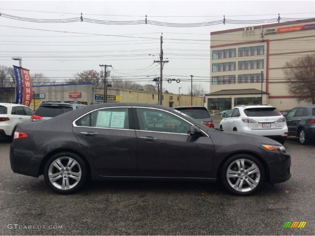 2010 TSX V6 Sedan - Grigio Metallic / Taupe photo #2