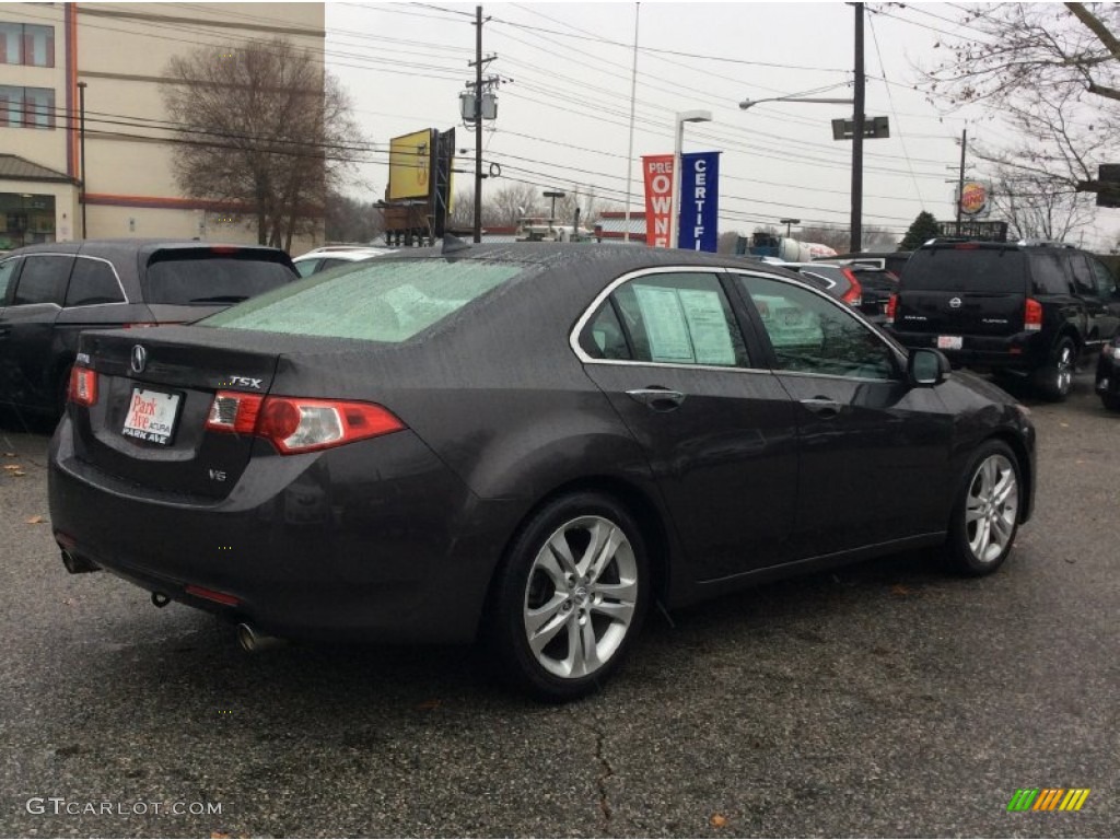 2010 TSX V6 Sedan - Grigio Metallic / Taupe photo #3