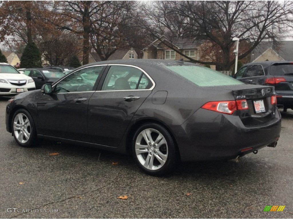 2010 TSX V6 Sedan - Grigio Metallic / Taupe photo #5