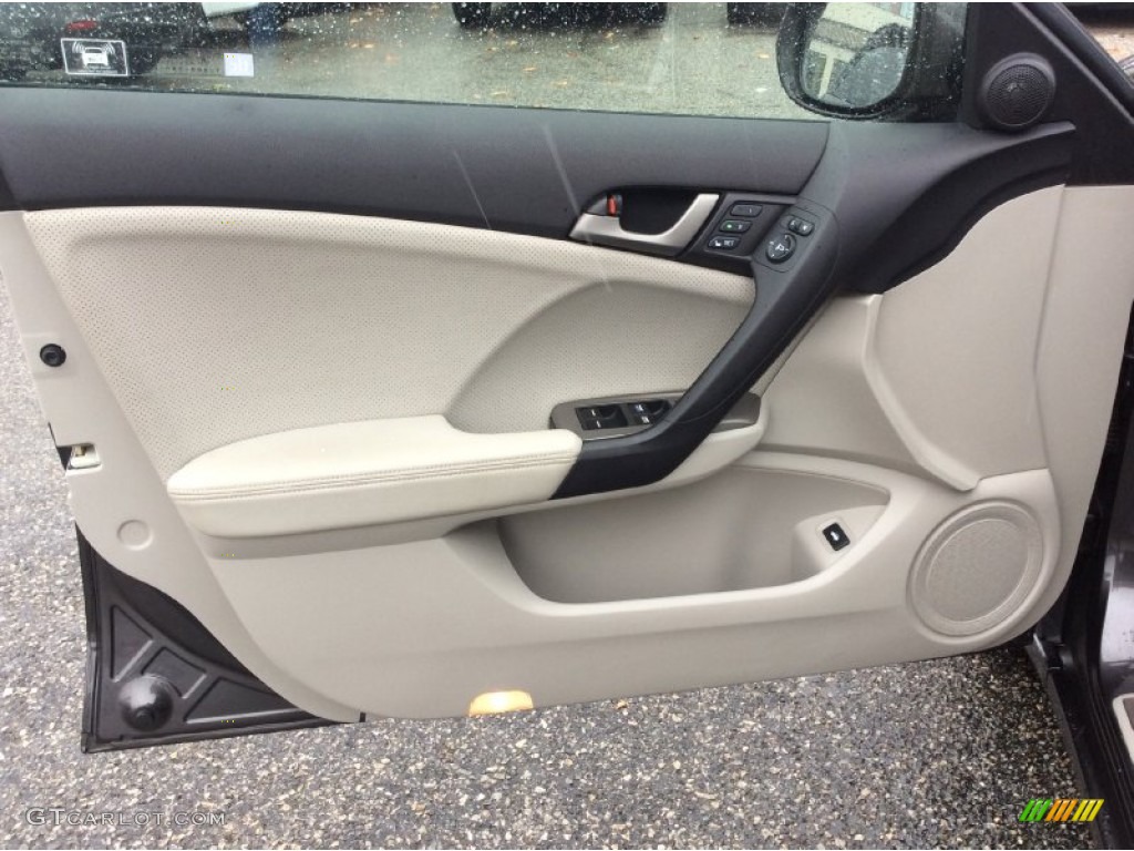 2010 TSX V6 Sedan - Grigio Metallic / Taupe photo #9