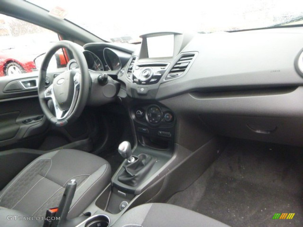 2015 Fiesta ST Hatchback - Molten Orange / Charcoal Black photo #10