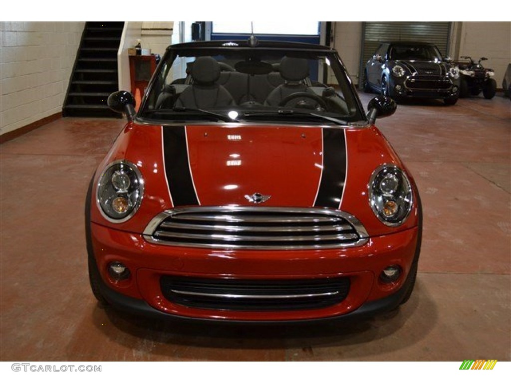 2015 Convertible Cooper - Chili Red / Carbon Black photo #3