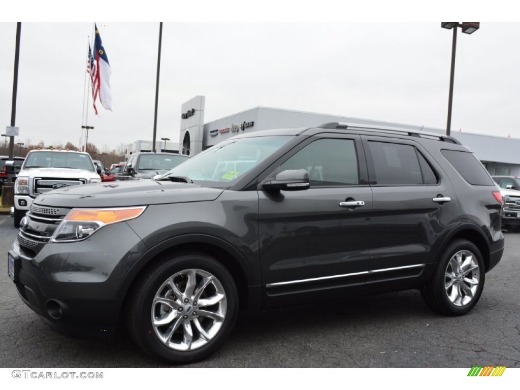 2015 Explorer Limited - Magnetic / Medium Light Stone photo #3