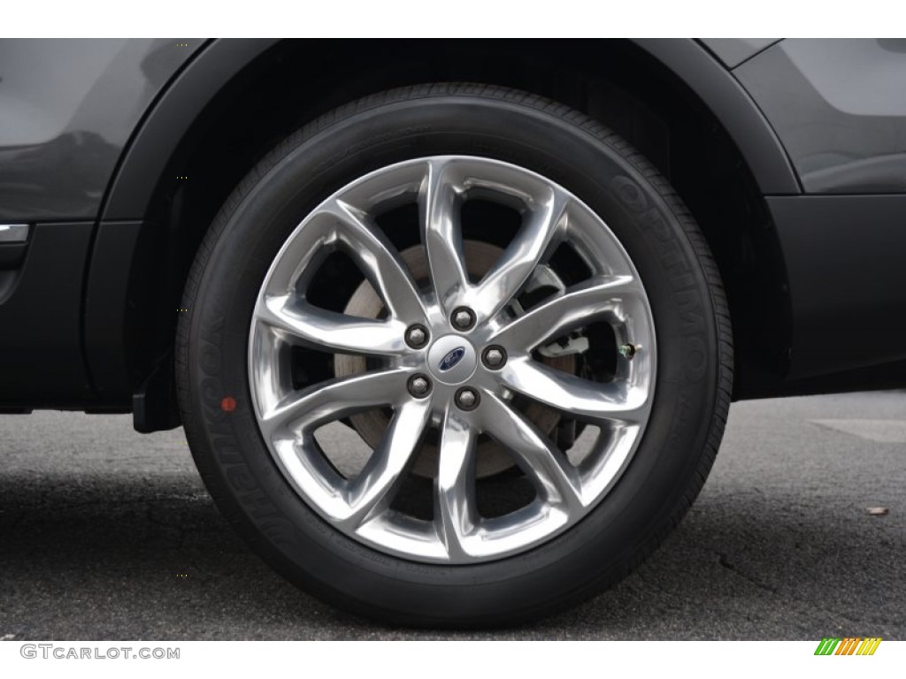 2015 Explorer Limited - Magnetic / Medium Light Stone photo #14