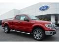 2014 Ruby Red Ford F150 XLT SuperCab 4x4  photo #1