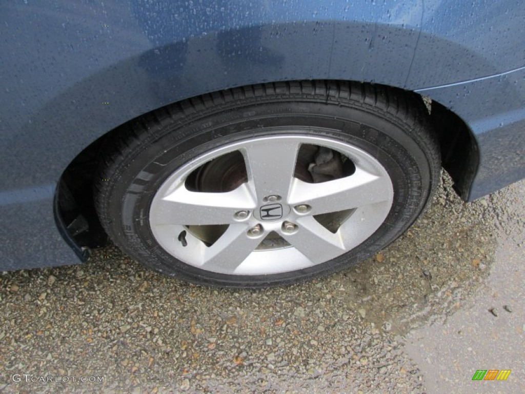 2007 Civic EX Coupe - Atomic Blue Metallic / Gray photo #3