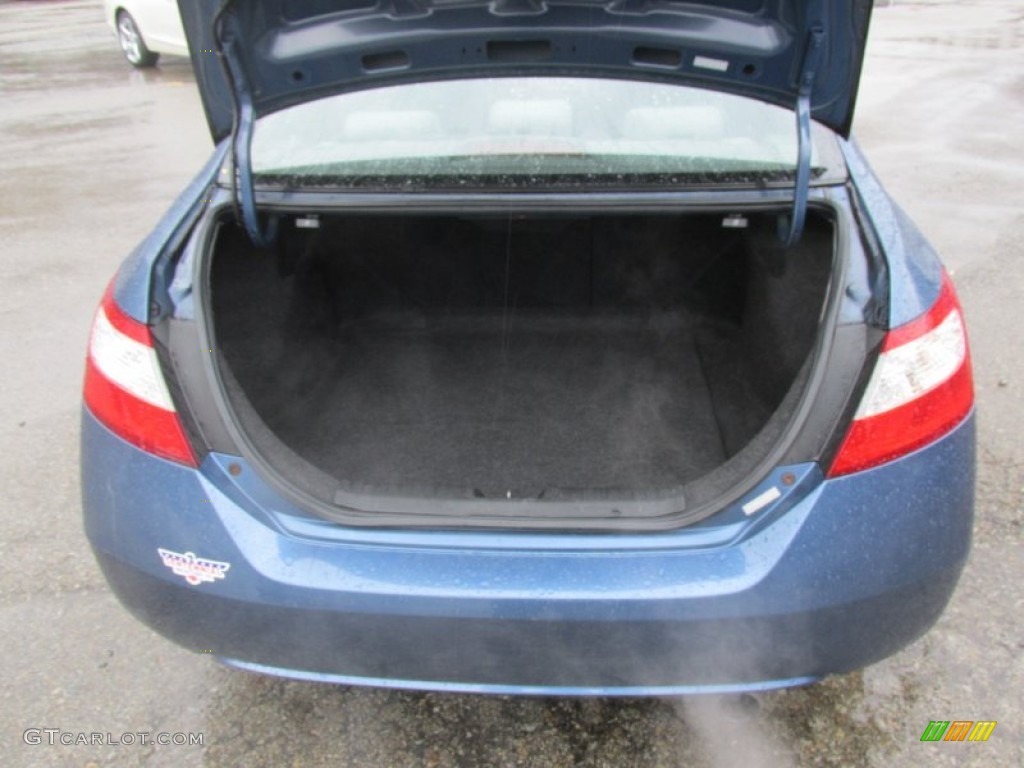 2007 Civic EX Coupe - Atomic Blue Metallic / Gray photo #14