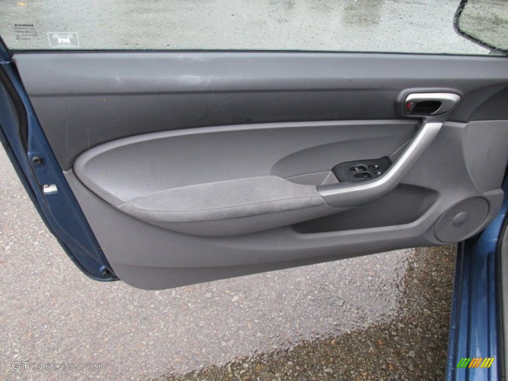 2007 Civic EX Coupe - Atomic Blue Metallic / Gray photo #16