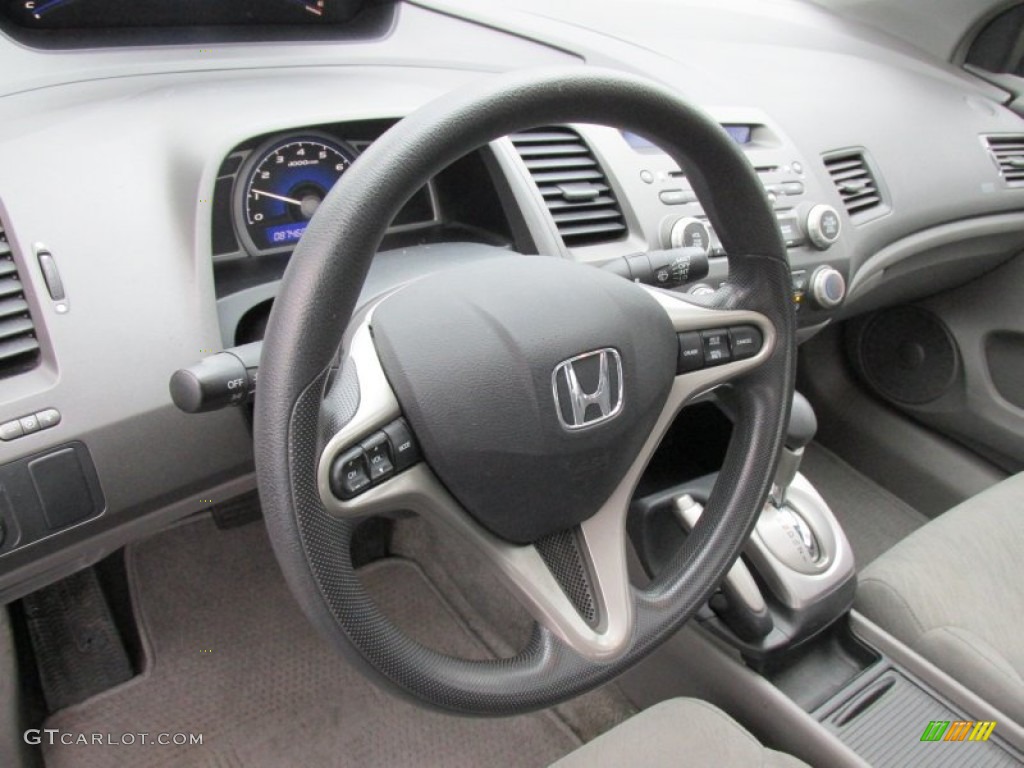 2007 Civic EX Coupe - Atomic Blue Metallic / Gray photo #21