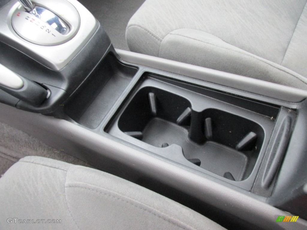 2007 Civic EX Coupe - Atomic Blue Metallic / Gray photo #24