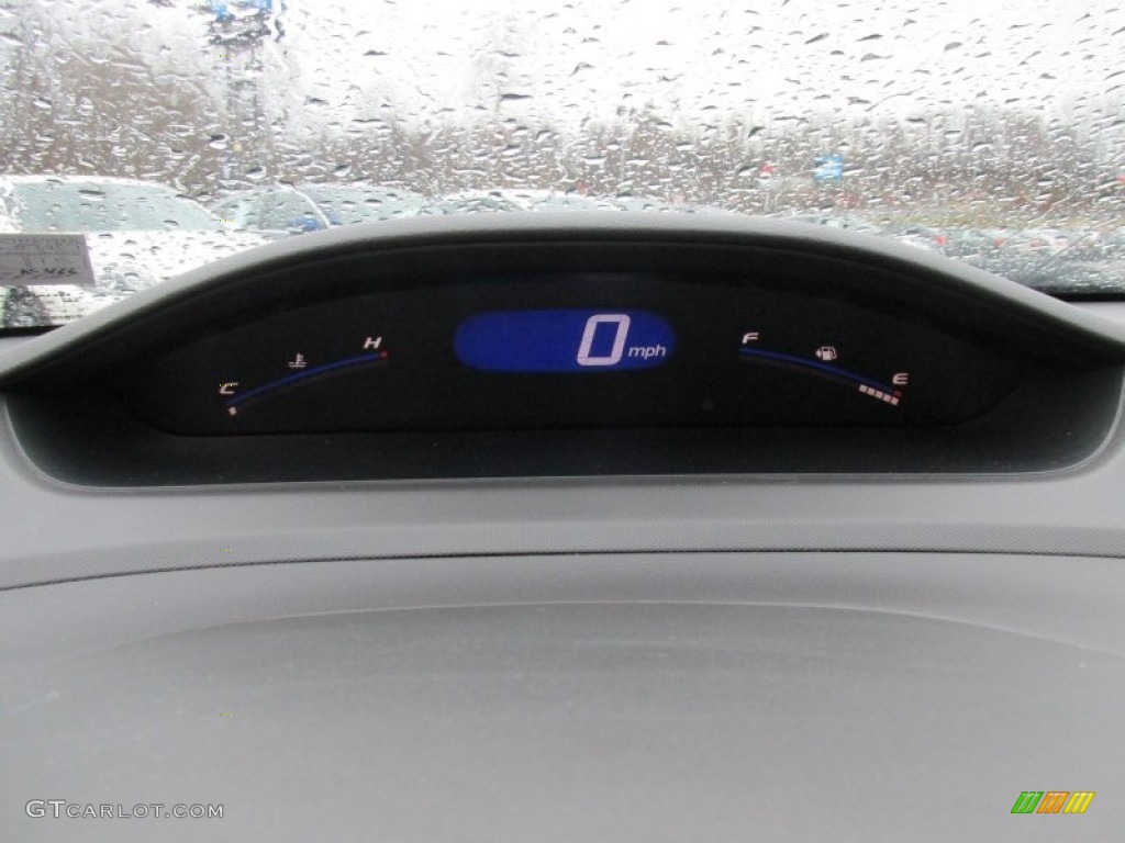 2007 Civic EX Coupe - Atomic Blue Metallic / Gray photo #29
