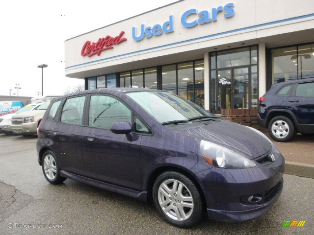 2008 Fit Sport - Blackberry Pearl / Black/Grey photo #1
