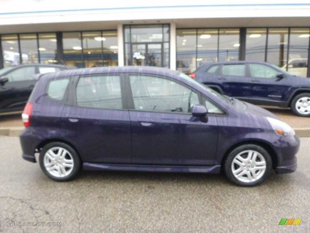 2008 Fit Sport - Blackberry Pearl / Black/Grey photo #2