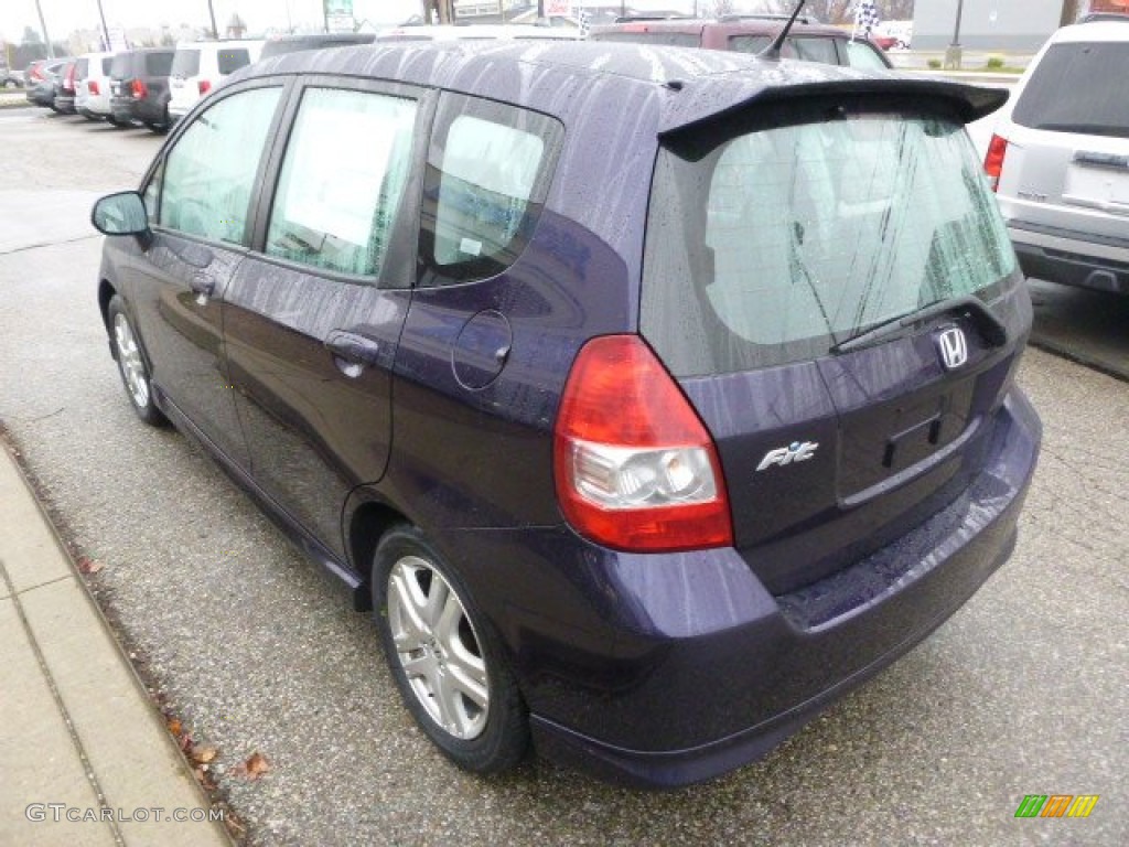 2008 Fit Sport - Blackberry Pearl / Black/Grey photo #6