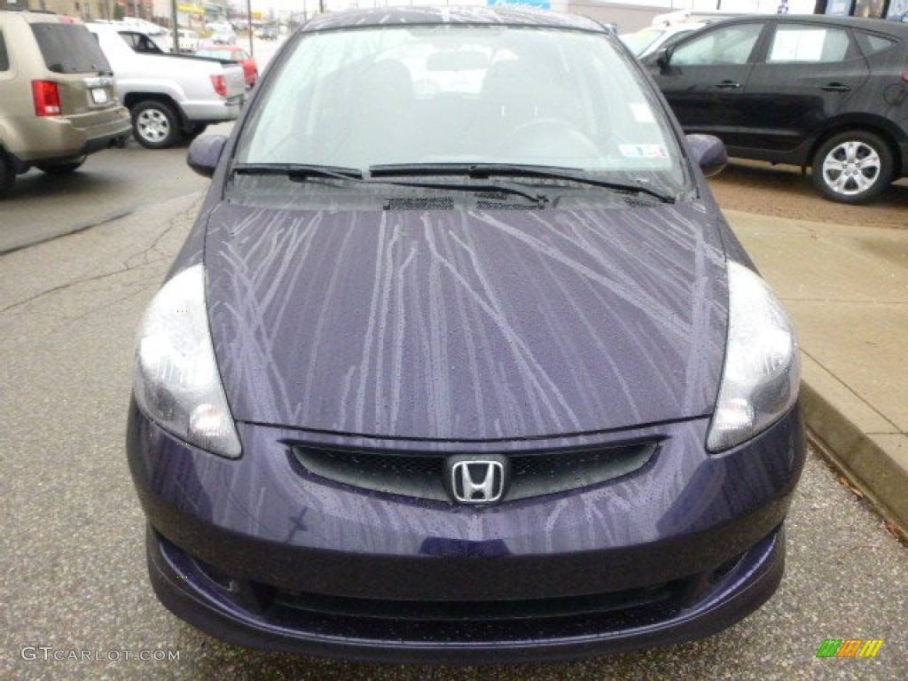2008 Fit Sport - Blackberry Pearl / Black/Grey photo #9