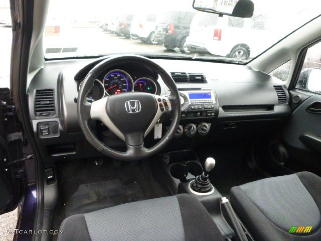 2008 Fit Sport - Blackberry Pearl / Black/Grey photo #16