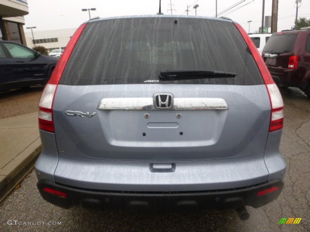 2008 CR-V EX-L 4WD - Glacier Blue Metallic / Gray photo #4