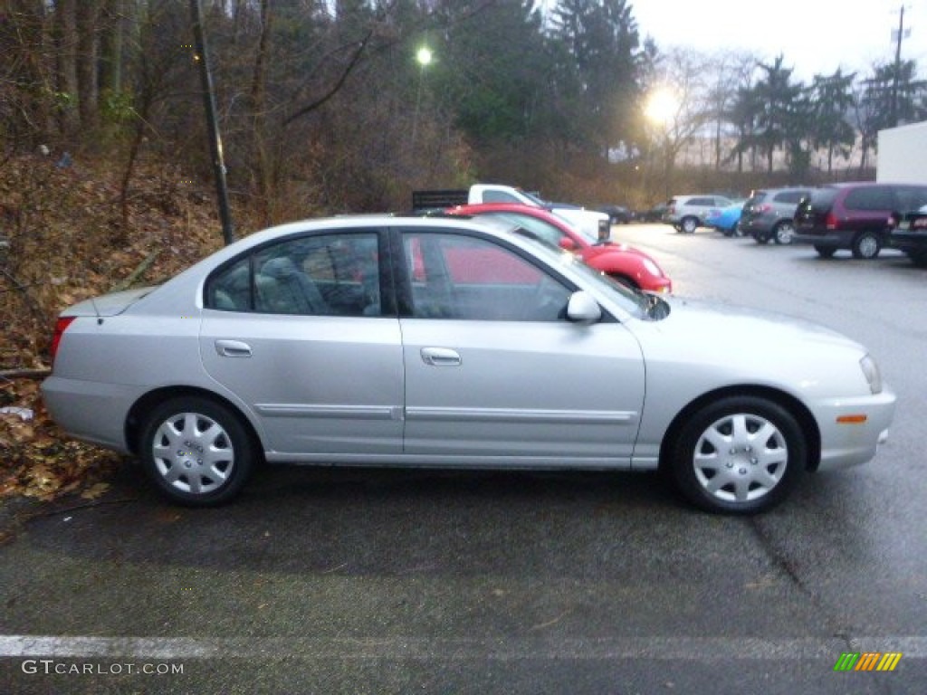 2006 Elantra GLS Sedan - Sterling Silver / Gray photo #2