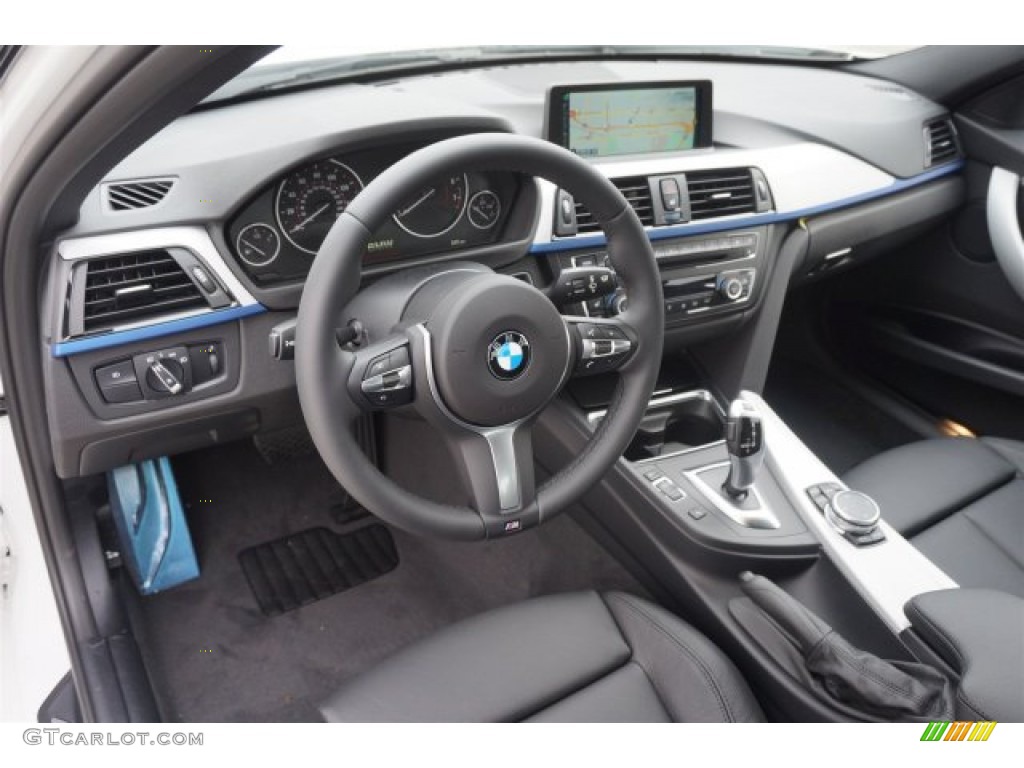2015 3 Series 335i Sedan - Alpine White / Black photo #5
