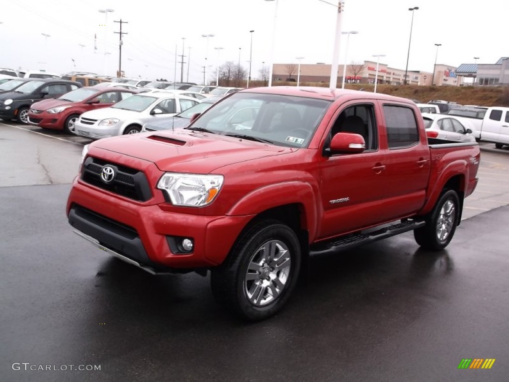 Barcelona Red Metallic 2012 Toyota Tacoma V6 TRD Sport Double Cab 4x4 Exterior Photo #99586741
