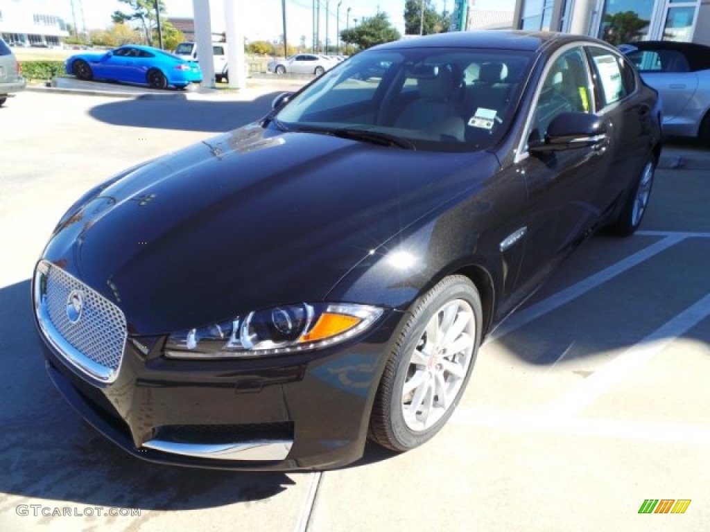Ultimate Black Metallic 2015 Jaguar XF 2.0T Premium Exterior Photo #99586846