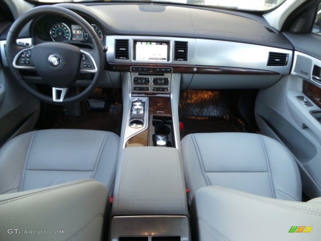 2015 Jaguar XF 2.0T Premium Dove/Warm Charcoal Dashboard Photo #99587242
