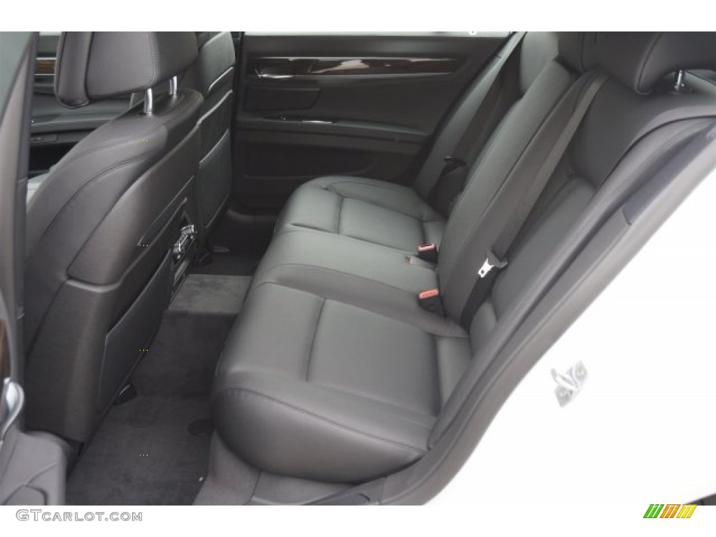 Black Interior 2015 BMW 7 Series 740i Sedan Photo #99587482