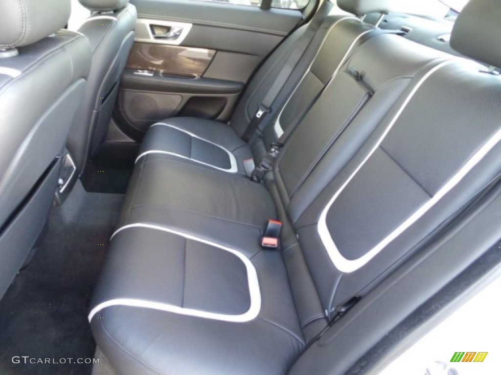 2015 Jaguar XF Supercharged Rear Seat Photos