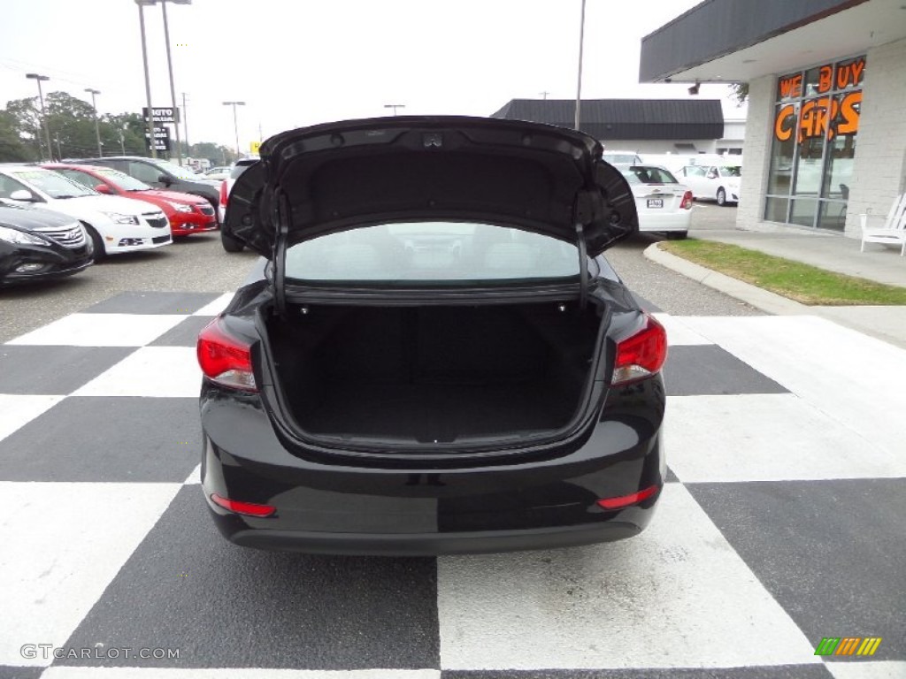 2014 Elantra Limited Sedan - Black / Gray photo #5