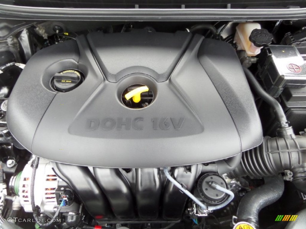 2014 Elantra Limited Sedan - Black / Gray photo #6